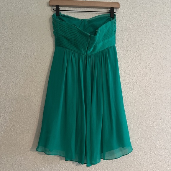 BCBGMAXAZRIA Silk Mini Babydoll Dress - Picture 5 of 9